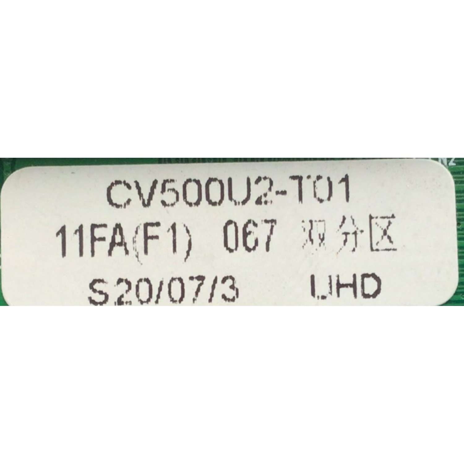 T-CON PARA TV TCL / NUMERO DE PARTE DCBDM-X296A_01 / CV500U2-T01 / P2018298L599 / E470791 / PANEL LVU500NDEL / MODELO 50S423 - Imagen 2